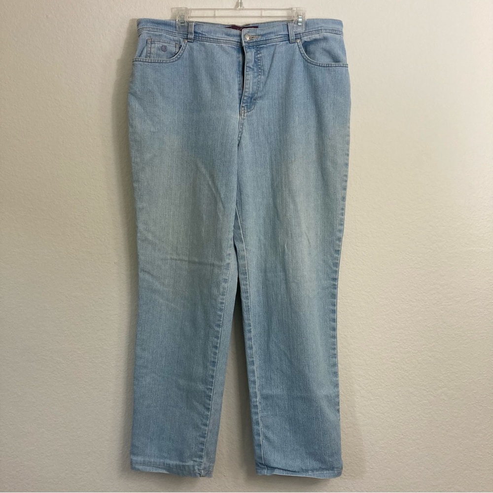 Gloria Vanderbilt Amanda Jeans - Light Blue - Size 16
